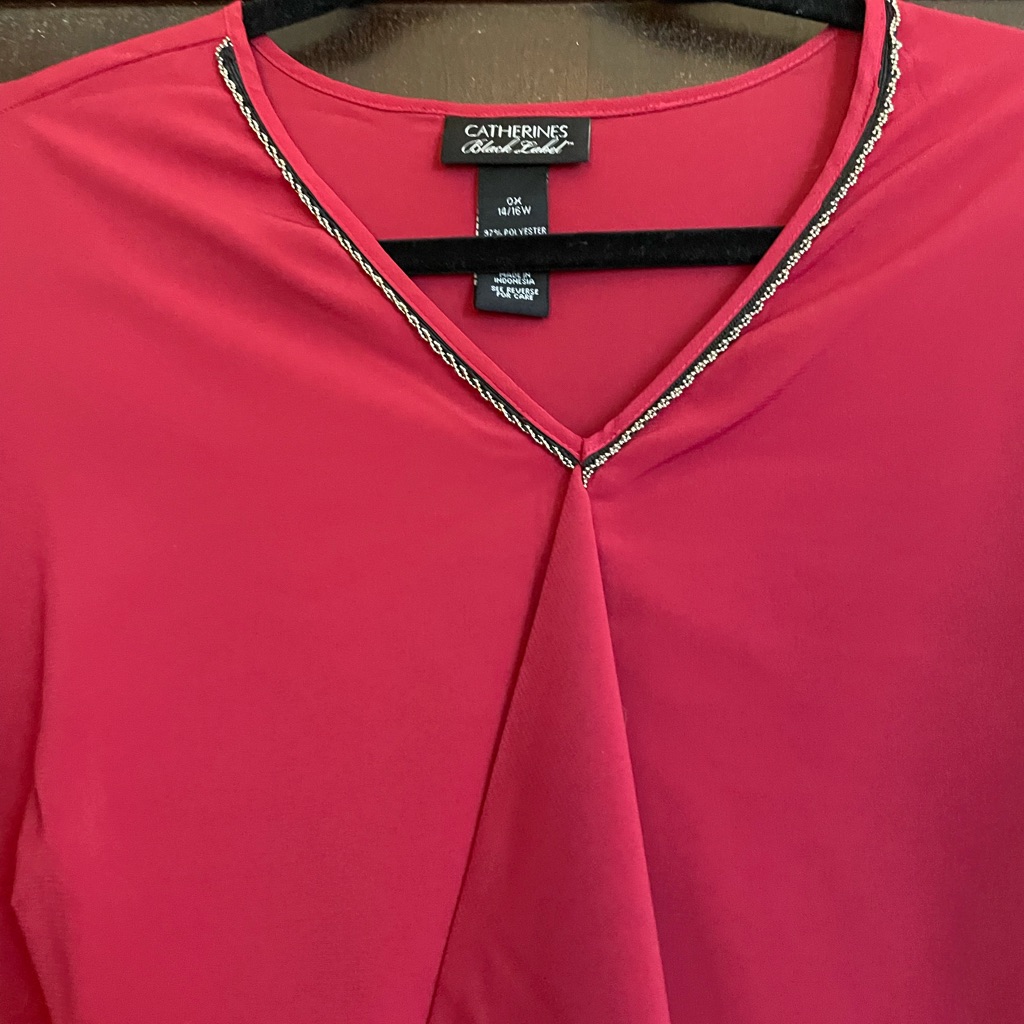 Catherines Brand Red Blouse